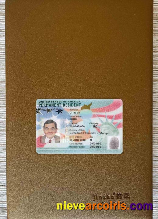 USA green card permanent resident card 2020 – present photolook